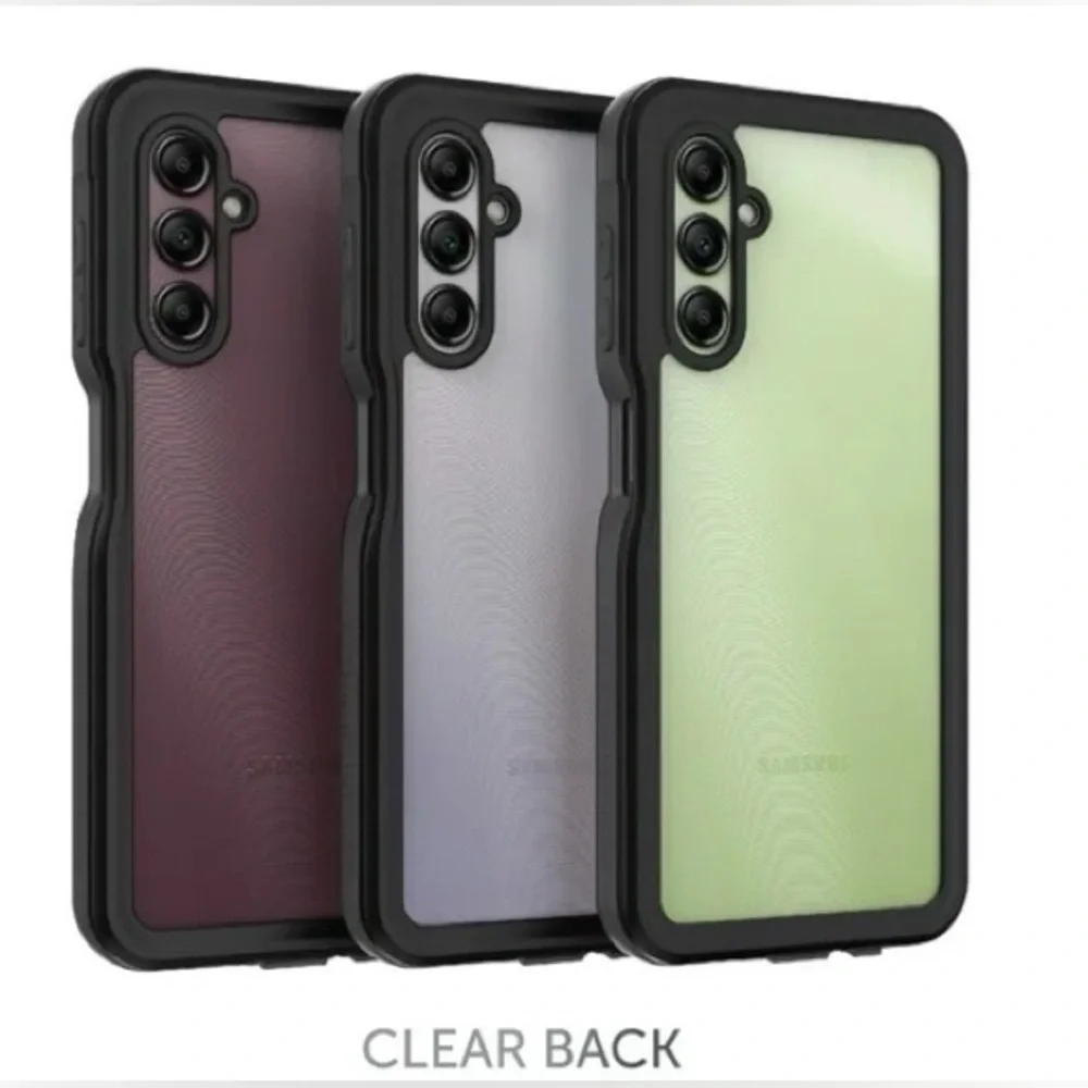 Samsung Galaxy A14 5G Tidal Waterproof Case - Dark Gray/Black New